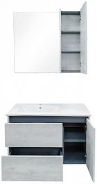 Comforty Мебель для ванной Бремен 90 дуб белый – фотография-3