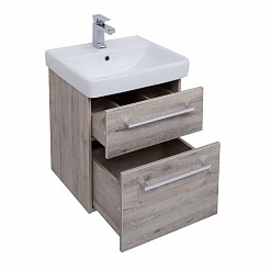 Dreja Мебель для ванны Q MAX 55 дуб кантри – фотография-4