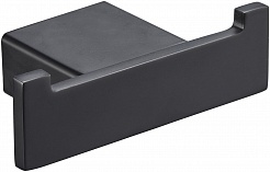 Milacio Крючок Ultra MCU.950.MB двойной черный матовый – фотография-1