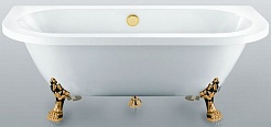 Фэма Акриловая ванна "Elena 168", ножки бронза, покрытие RAL металлик  – фотография-1