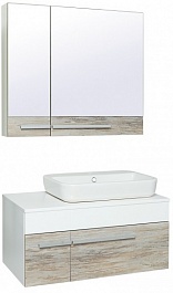 Runo Мебель для ванной Вудлайн 85 (Caspia 60 Square) – фотография-1