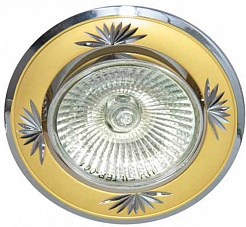 Feron Встраиваемый светильник DL246 жемчужное золото-хром – фотография-1
