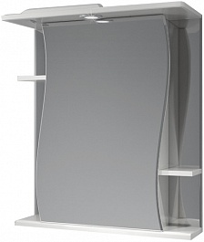 Какса-а Зеркальный шкаф Волна 62 с подсветкой – фотография-1