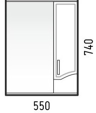 Corozo Мебель для ванной Креста 55 Z1 new – фотография-9