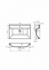 BelBagno Мебель для ванной AURORA 700 Rovere Galifax Bianco, BTN – фотография-3