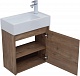Aquanet Мебель для ванной Nova Lite 50 подвесная дуб рустикальный – картинка-26