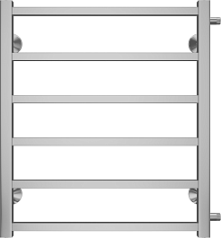 Terminus Полотенцесушитель водяной Вега П6 500x600 БП500 хром – фотография-1