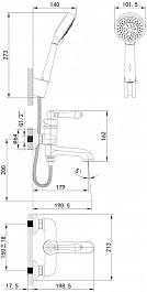 Iddis Смеситель для ванны Oxford OXFSB02i02 – фотография-5