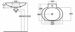 BelBagno Раковина накладная BB3060KL – фотография-2