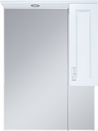 Misty Зеркальный шкаф Дива 65 R белый – фотография-1