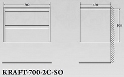 BelBagno Тумба с раковиной KRAFT 700 Pino Pasadena – фотография-5