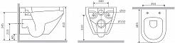 Am.Pm Унитаз подвесной Spirit C701700SC FlashClean – фотография-8