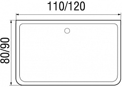 Wemor Душевой поддон 120/90/24 S – фотография-3