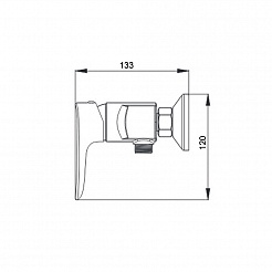 Raiber Смеситель для душа Nova R2501 – фотография-3