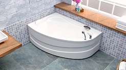 BellSan Акриловая ванна Глория 169x109 R с гидромассажем – фотография-3