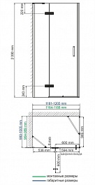 WasserKRAFT Душевой уголок Aller 10H10LWHITE – фотография-3