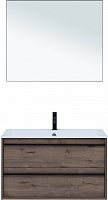 Aquanet Мебель для ванной Lino 90 подвесная дуб веллингтон