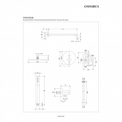 Omnires Душевая система SYSY19GLB (брашированное золото) – фотография-2