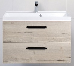 BelBagno Тумба для умывальника AURORA 800 Rovere Galifax Bianco – фотография-1