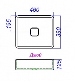 Aqwella Тумба с раковиной Mobi 60 белый, дуб балтийский – фотография-3