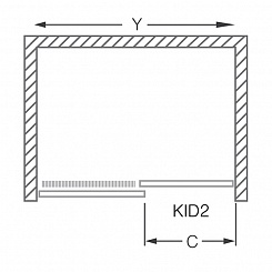 Roltechnik Душевая дверь KID2/1300 раздвижная – фотография-2