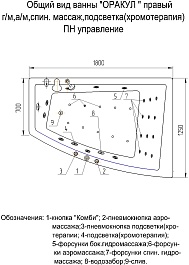 Aquatek Акриловая ванна Оракул 180x125 L с экраном – фотография-6