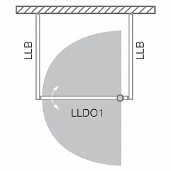 Roltechnik Душевая стенка LLB/700 transparent – фотография-3