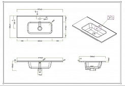 BelBagno Тумба с раковиной ETNA 39 800 Bianco Lucido – фотография-2