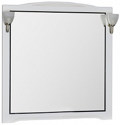 Aquanet Зеркало для ванной "Луис 110" белое – фотография-1