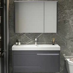 Cerutti Мебель для ванной Oglio 120 подвесная серая – фотография-1