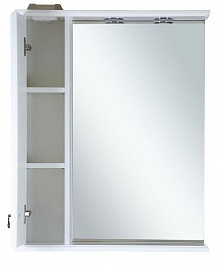 Misty Зеркало-шкаф для ванной Лувр 85 L белый – фотография-5