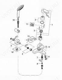 Grohe Смеситель "Eurodisc Cosmopolitan 33395002" – фотография-2