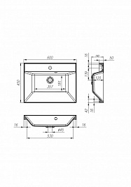 BelBagno Мебель для ванной AURORA 600 Cemento Pallido, BTN – фотография-3