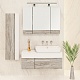 Runo Зеркало-шкаф для ванной Вудлайн 100 – картинка-9