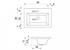 Aquanet Комплект Мебели Нота 50 (231069) – фотография-6