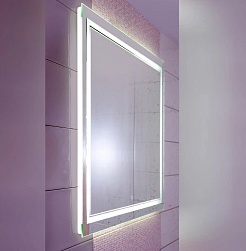 Бриклаер Зеркало Эстель-2 100 LED, сенсор на зеркале – фотография-3