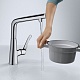 Hansgrohe Смеситель Metris Select 14883800 для кухонной мойки – фотография-9