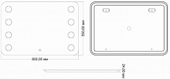 Mixline Зеркало Марко 80 – фотография-3