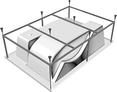 Vayer Каркас для ванны Kasandra 195x135