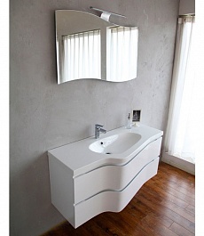 BelBagno Тумба с раковиной FORMICA 100 Bianco Lucido – фотография-5