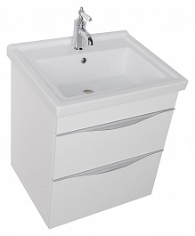 Aquanet Мебель для ванной "Эвора 60" белая – фотография-7
