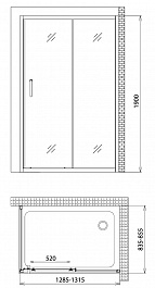 Gemy Душевой уголок Victoria S30191E-A85 – фотография-2