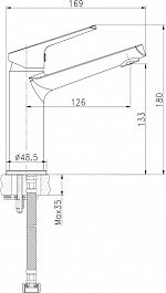 Cersanit Смеситель для раковины Flavis 63037 – фотография-7