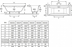 Jacob Delafon Акриловая ванна Evok E60268-00 170х75 см – фотография-3