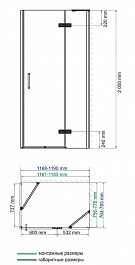 WasserKRAFT Душевой уголок Aller 10H06RB – фотография-4