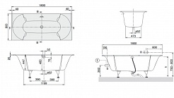 Villeroy & Boch Акриловая ванна Pavia UBQ180PAV2V-01 180x80 – фотография-3