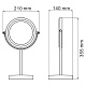 WasserKRAFT Зеркало двухстороннее, увеличительное K-1003 – картинка-6