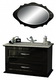 Мебель для ванной "Mero 100" черный – фотография-3