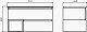 Comforty Тумба с раковиной Турин 90М подвесная дуб белый – фотография-17