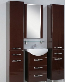 Акватон Мебель для ванной "Ария 50" Н коричневая – фотография-1